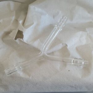 *NEW* LOT OF 3 Chemglass CG-4023-01 Y Shaped Connecting Tube 8mm O.D. + Warranty - Image 5