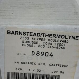 Barnstead Water Purification Cartridge D8904 Open Box In Sealed Bag - Image 2