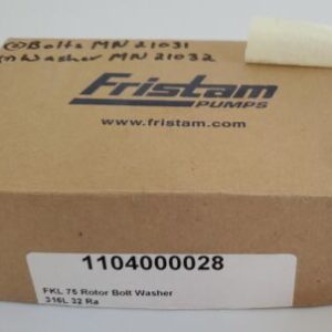 *NEW* Fristam Pumps [2] MN21031 Rotor/Impeller Bolts & [2] MN21032 Bolt Washers - Image 10