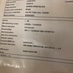 ABB Temperature Probe Transmitter Y0K1M2U6T1D6K1T2B1H4/OPT TSP111 LV63228-11 - Image 5