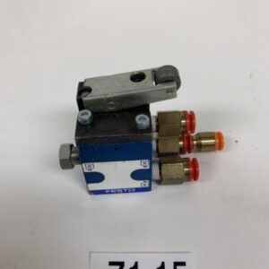Festo RSG-4-1/8 (2951) Roller Lever Arm Air Valve! *USED WITH FITTINGS! - Image 3