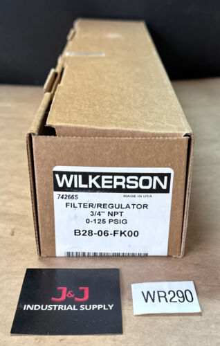 BRAND NEW IN BOX- WILKERSON B28-06-FK00B Filter-Air Regulator || FAST SHIPPED! Main Image