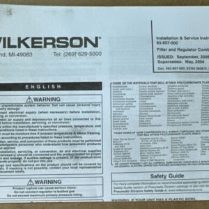BRAND NEW IN BOX- WILKERSON B28-06-FK00B Filter-Air Regulator || FAST SHIPPED! - Image 4