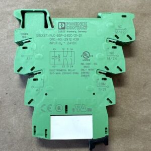 (6) NEW- Phoenix PLC-BSP-24DC/21-21 2912439 Contact Block 24V & Relay 2961192 - Image 2