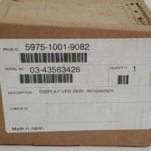 *NEW IN BOX* NCR 5975-1001-9082 Charcoal Pole Display VFD 2x20  + Warranty! - Image 8