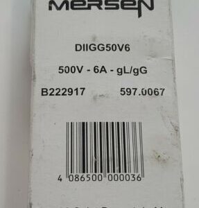 *NEW* BOX OF 5 Mersen DIIGG50V6 Fuses 500V 6A gL/gG + Warranty! - Image 3