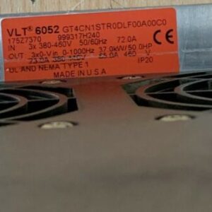 Danfoss VLT6052 HVAC Drive GT4CN1STR0DLF00A00C0 37kW/50Hp 380/460V *Warranty* - Image 7