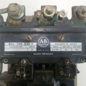 *PREOWNED* ALLEN BRADLEY BUL 709 SIZE 4 SER K STARTER 110V + WARRANTY! - Image 2
