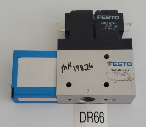 *PREOWNED* Festo VAD-ME-I-1/4 Vacuum Generator 1.4mm Nozzle 35532 + Warranty! Main Image