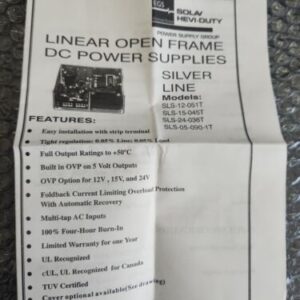 🆕️ EGS Sola/Hevi-Duty Sls-24-036T DC Power Supply 24V/3.6A ⚡️🇺🇸 SHIP+WARRANTY - Image 6