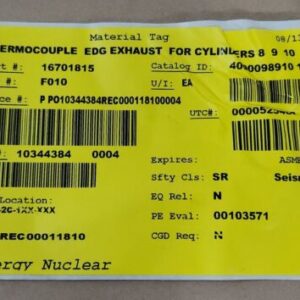 *NEW* Thermo-Couplue 662-030-000-10 12114 072638 Thermocouple EDG + Warranty! - Image 9