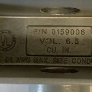 NEW KILLARK 0X-2 CONDUIT OUTLET BODY#6 AWG MAX SIZE CONDUCTOR (LOT OF 5) - Image 5
