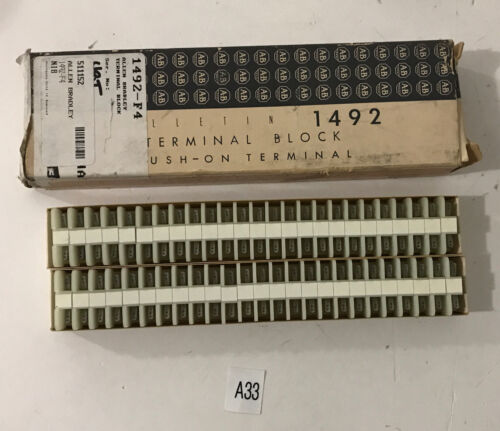 *NEW LOT OF 50* ALLEN BRADLEY TERMINAL BLOCKS 1492-F4 Main Image