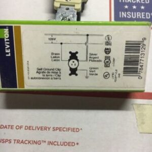 Leviton 5261-I Single Outlet 15A 125V Warranty Fast Shipping! - Image 2