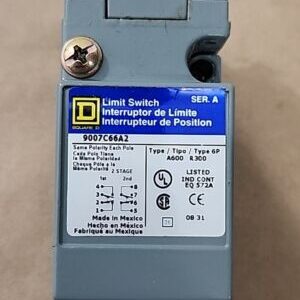 *PREOWNED* Square D 9007C66A2 Series A Limit Switch Type A600 R300 + Warranty! - Image 2