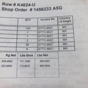 GE Toshiba Turbine Components Turbine Buckets / Blades Kit 102T1126P0 Warranty - Image 9