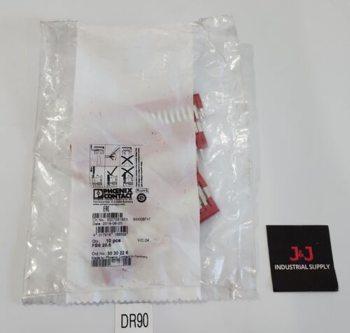 *BRAND NEW SEALED* BAG OF 10 Phoenix Contact FBS 20-5 Plug in Jumpers + Warranty Main Image