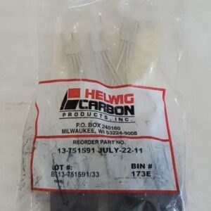 *NEW IN BAG* BAG OF 3 Helwig 13-751591 Carbon Motor Brushes + Warranty! - Image 1