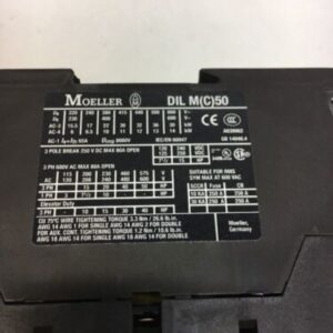 Moeller DIL M50 Contactor 3-pole 250V 80A Open *Fast Shipping* Warranty! - Image 5