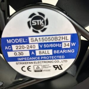 Strikefan Electronic Co. SA15050B2HL 220-240 Ball Bearing Fan New +Warranty - Image 2