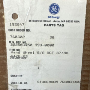 NEW IN BOX- General Electric GE Energy 202503450-999-0000 Hand Wheel Size 23 - Image 2