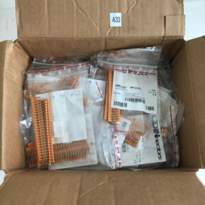*NEW IN BAGS-LOT OF 55 BAGS* DINnectors DN-24J2Y 5 Per Bag Jumper Bar - Image 1