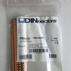 *NEW IN BAGS-LOT OF 55 BAGS* DINnectors DN-24J2Y 5 Per Bag Jumper Bar - Image 2