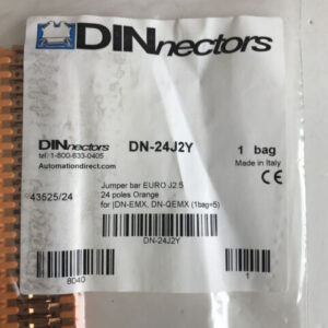 *NEW IN BAGS-LOT OF 55 BAGS* DINnectors DN-24J2Y 5 Per Bag Jumper Bar - Image 4