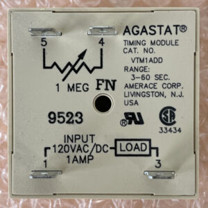 NEW OLD STOCK- Amerace Agastat Timing Module VTM1ADD 3-60S 120VAC/DC + Warranty! - Image 2