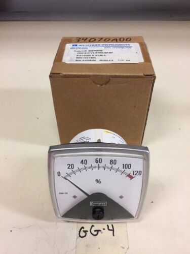 Weschler Instruments Panel Meter #34070A00 Brand New In Box Fast Shipping! Main Image