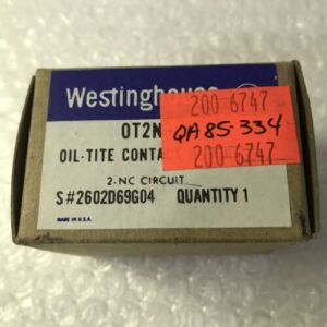* New In Box (Lot Of 5) Westinghouse OT2N Contact Block S# 2602D69G04# - Image 3