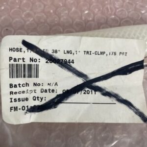 Sani Tech STHT-R-0500 38”Length Silicone Hose w/ 1" Tri-Clamp Sanitary Fitting - Image 10