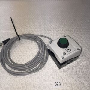*Used LBX1 Baco 800FD-F3X10 Allen Bradley Green Push Button Switch Enclosure # - Image 1