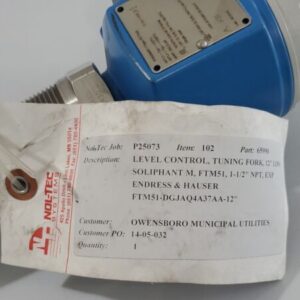 Endress+Hauser Soliphant M FTM50 & FTM51 Vibronic Point Level Detection Warranty - Image 9