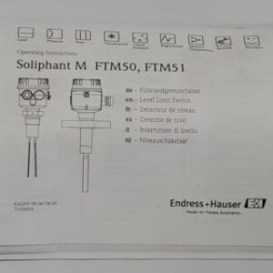 Endress+Hauser Soliphant M FTM50 & FTM51 Vibronic Point Level Detection Warranty - Image 11