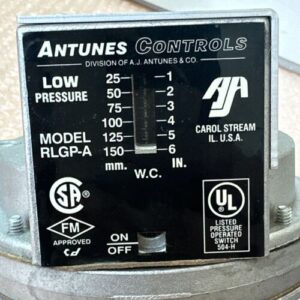 NEW IN BOX- Antunes Controls RLGP-A Low Pressure Switch 803112701 1-6” 25-150mm - Image 5