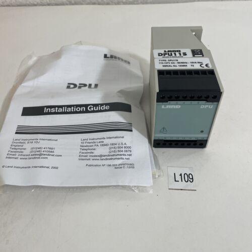 NNB Ametek Land DPU115 UNO Radiation Thermometer Power Supply 113-127VAC, 10VAl Main Image