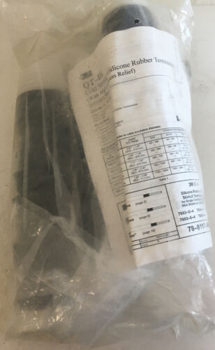 NEW!! 3M QT-III Cold Shrink Silicone Rubber Termination 48-1990 78-8117-0566-0 Main Image