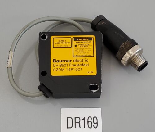 *PREOWNED* Baumer OZDM 16P1001 S174 Diffuse Contrast Sensor Class 1 + Warranty! Main Image