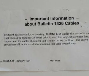 *NEW IN BOX* Allen Bradley 1326-CVU-100 Cable Assembly + Warranty! - Image 6