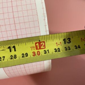 (9)Gould 12.516" x 225 Ft 6-Channel Pressure Ink Recording Chart Paper 11296321 - Image 7