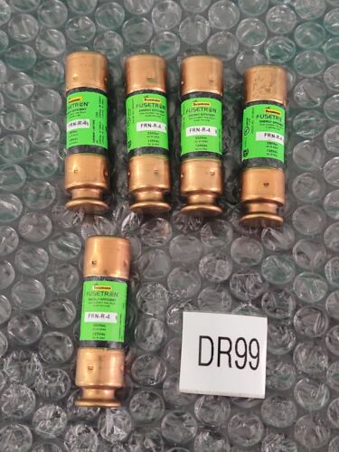 ποΈ *LOT OF 5* Bussman FRN-R-4 Fusetron Dual Element Fuse |WARRANTY+ πΊπΈ SHIP Main Image