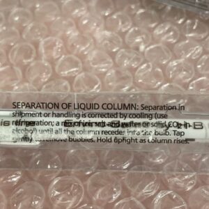 (4) H-B Enviro Safe Glass Laboratory Thermometer See Photos For Desc. - Image 6