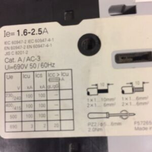 GE GPS1BSAG Starter with GPAC20LRA Auxiliary Contact *Warranty* - Image 4
