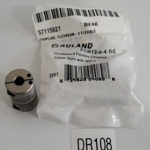 *NEW* Ruland FCR12-4-4-SS Stainless Steel Clamping Beam Coupling 1/4" + Warranty - Image 1
