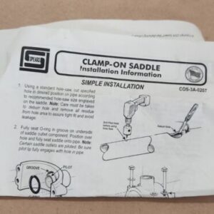 *BRAND NEW* Spears 867V-415CSR Pipe Saddle Clamp 4" x 1/2" CPVC + Warranty! - Image 12