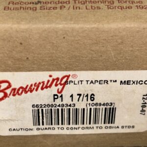 Browning P1 1 7/16 Split Taper Bushing New In Sealed Box Fast Shipping! - Image 2