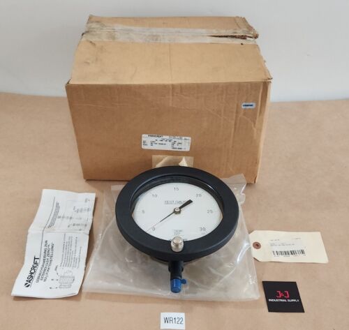 *NEW* Ashcroft 60-1082-AS-02L-30# Pressure Gauge 6" Dial 1/4" Npt + Warranty! Main Image