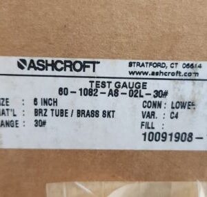 *NEW* Ashcroft 60-1082-AS-02L-30# Pressure Gauge 6" Dial 1/4" Npt + Warranty! - Image 14