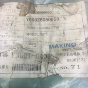 New Makino Y000Z6050050 Sprocket Warranty! Fast Shipping! - Image 2
